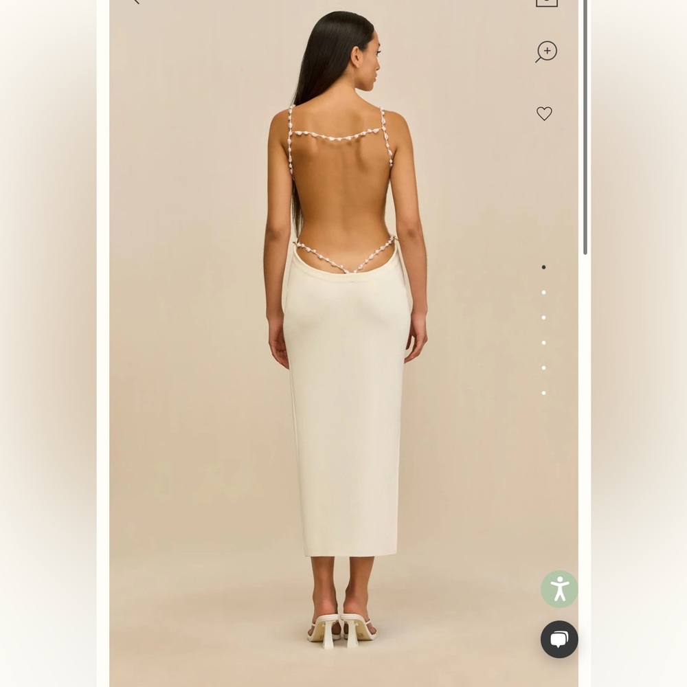 Cult Gaia Cassi Dress with Pearl Straps